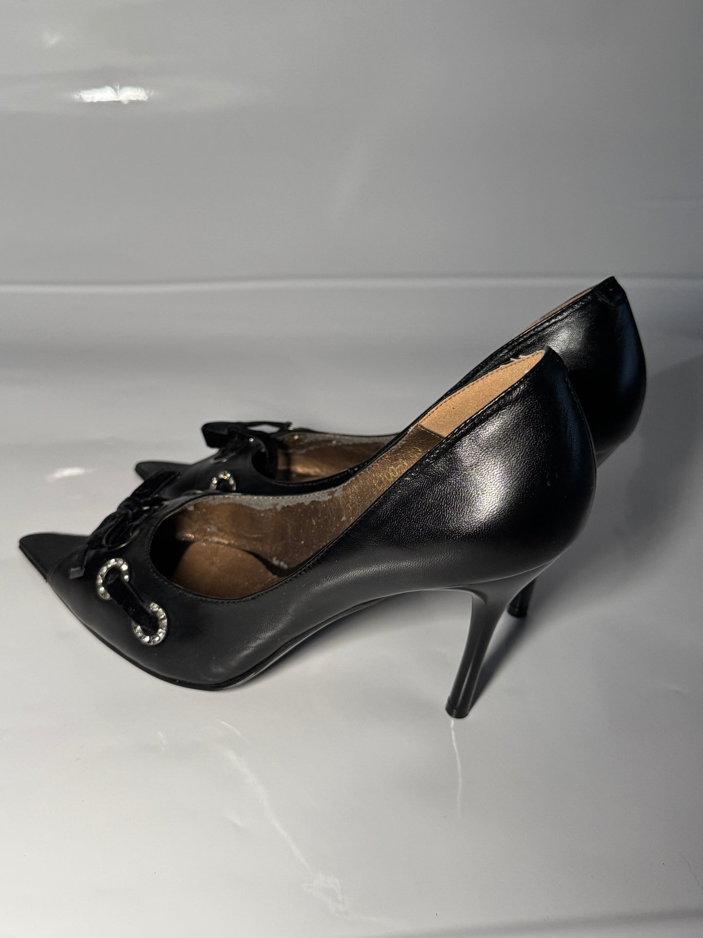 PATRIZIA RIGOTTI BOW DETAIL HEELS