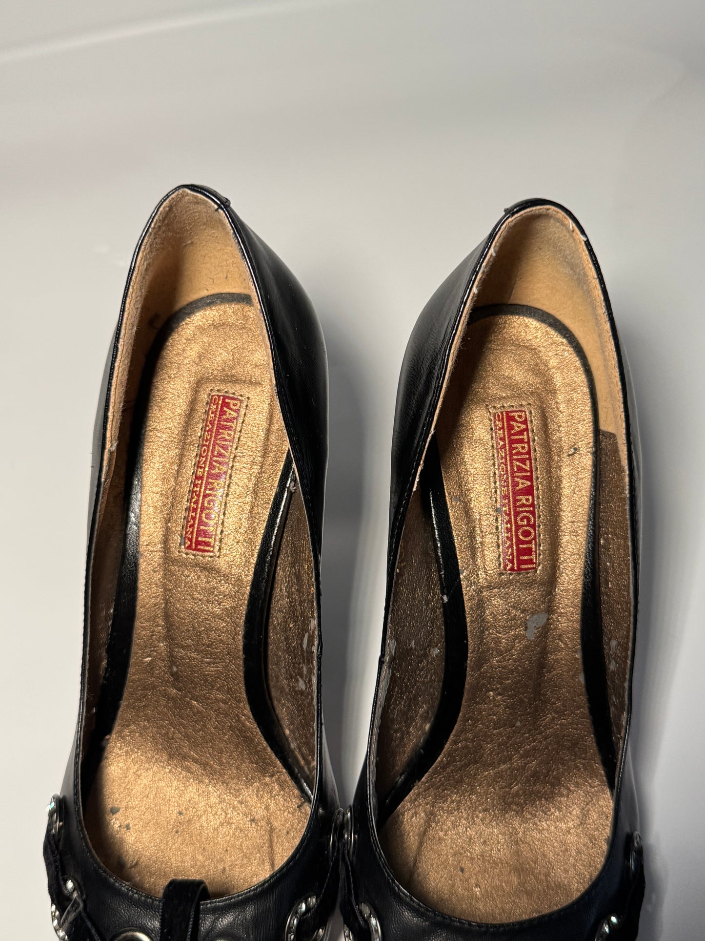 PATRIZIA RIGOTTI BOW DETAIL HEELS